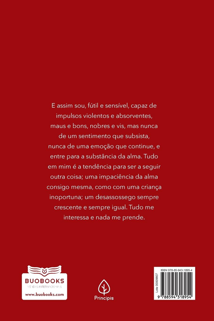 Rückseitencover Livro do desassossego