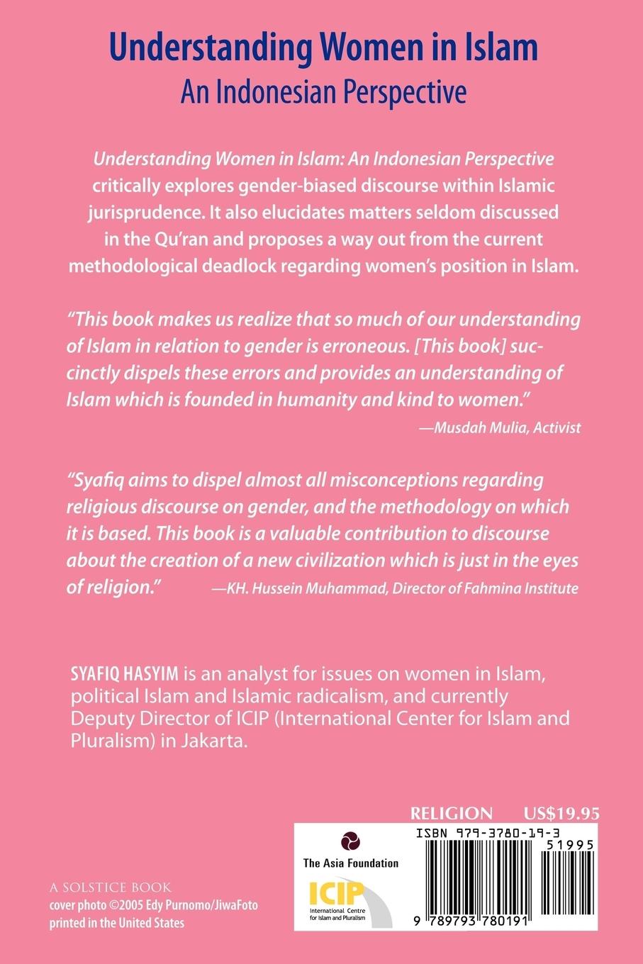 Rückseitencover Understanding Women in Islam