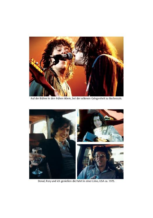 Beispielinhalt (Bild) On the Road. Mein Leben mit Rory Gallagher und Nine Below Zero
