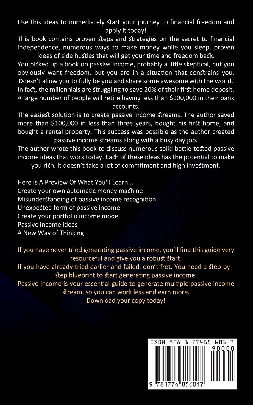 Rückseitencover Passive Income