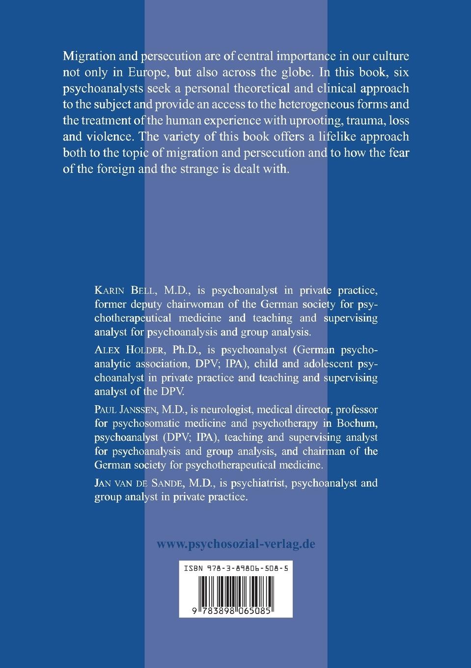 Rückseitencover Migration and Persecution