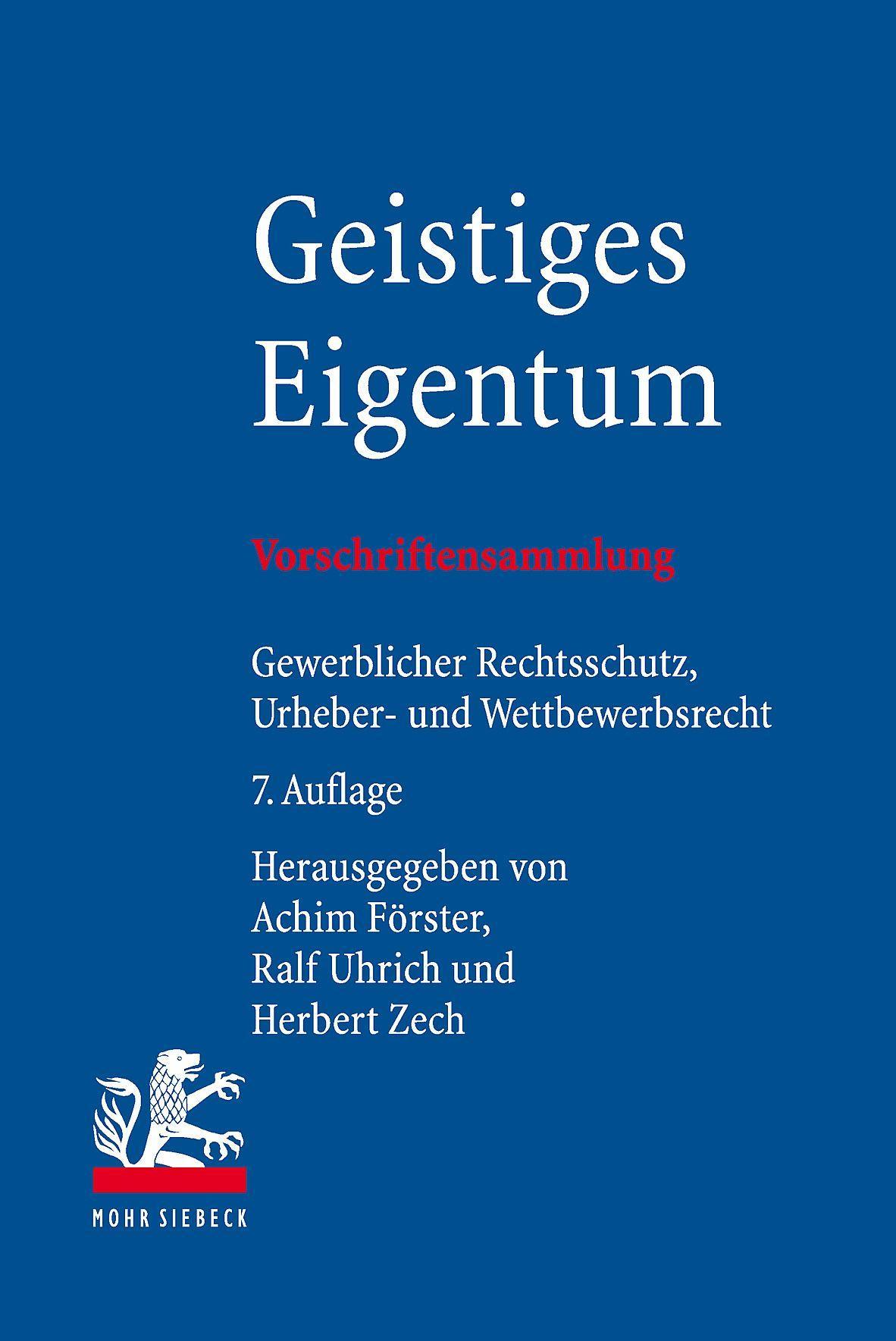 Vorderes Coverbild Geistiges Eigentum