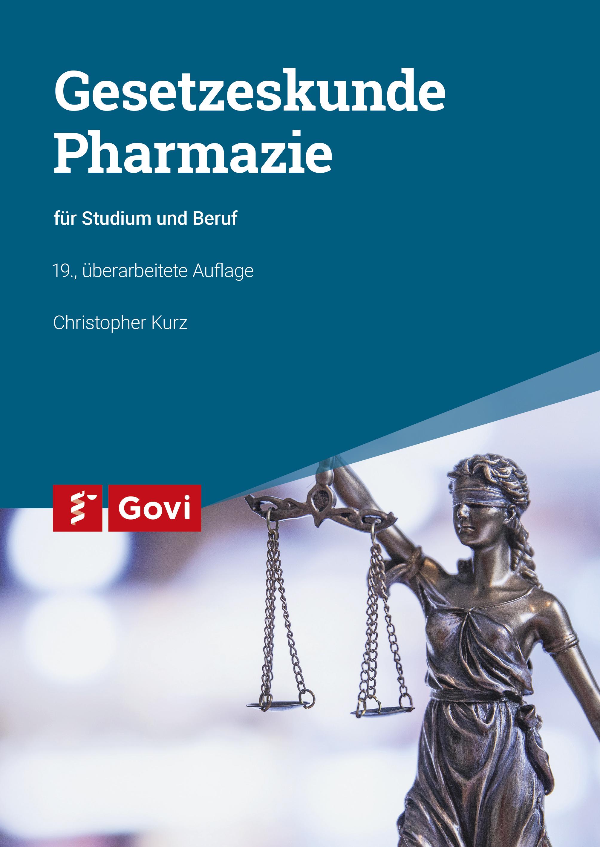 Vorderes Coverbild Gesetzeskunde Pharmazie