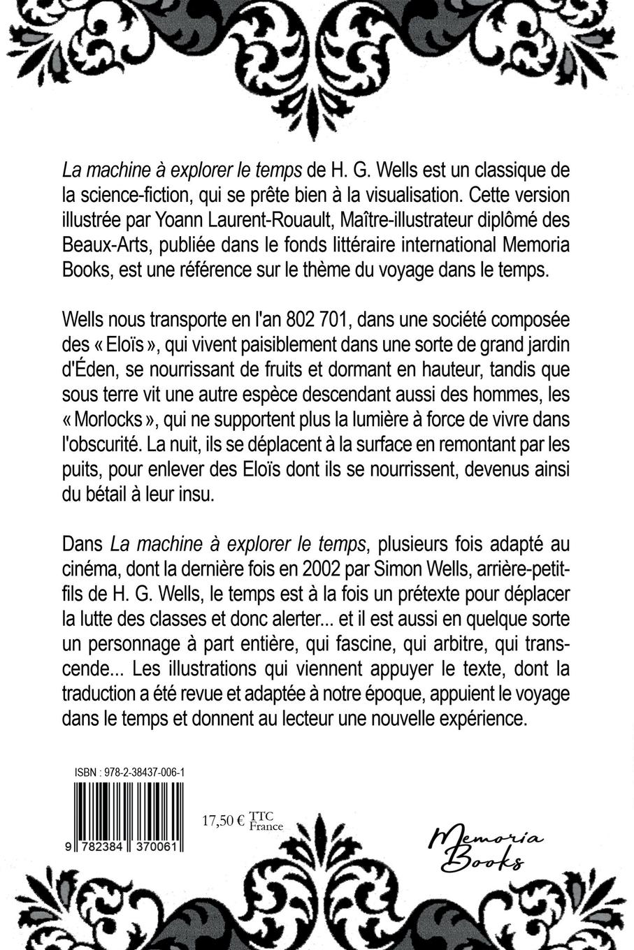 Rückseitencover La Machine à explorer le temps - Roman illustré