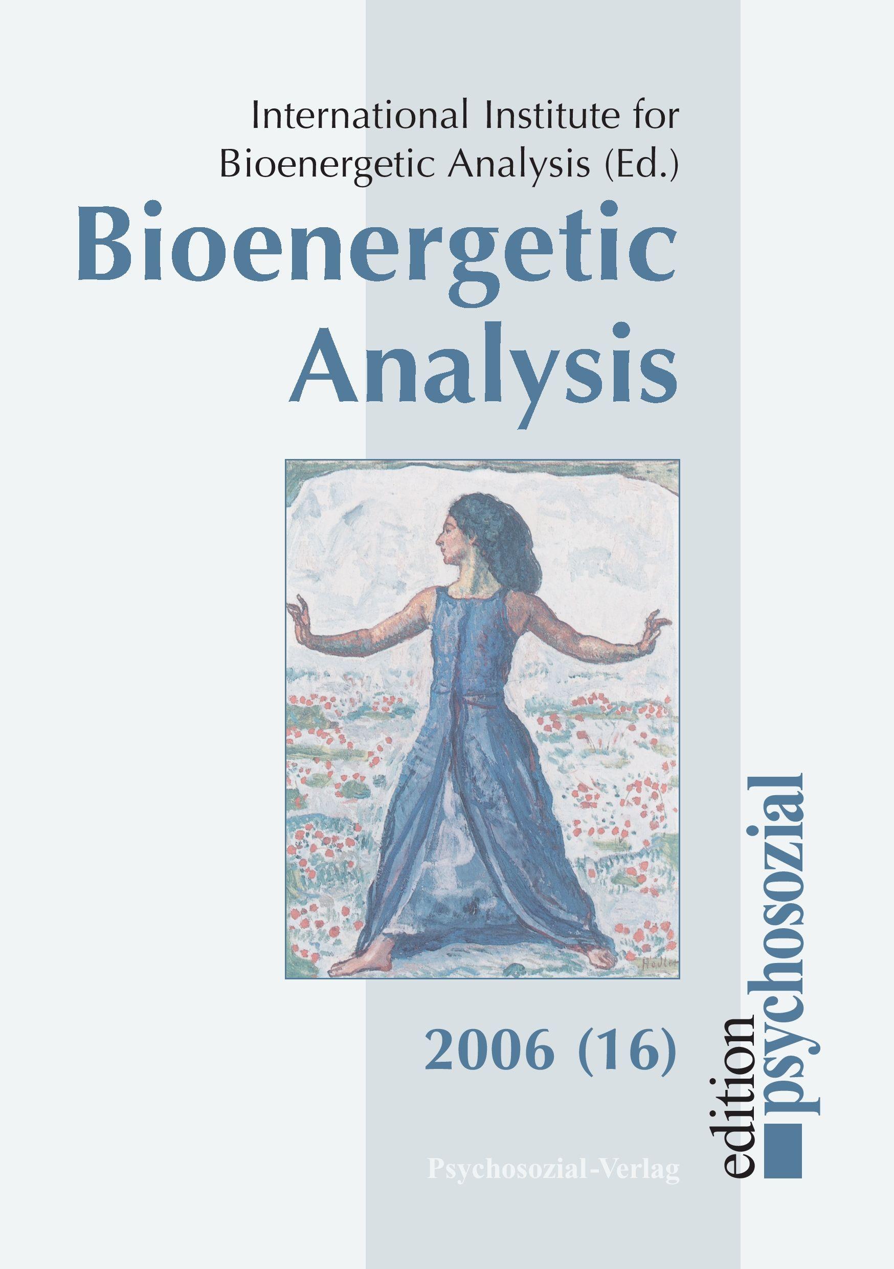 Vorderes Coverbild Bioenergetic Analysis