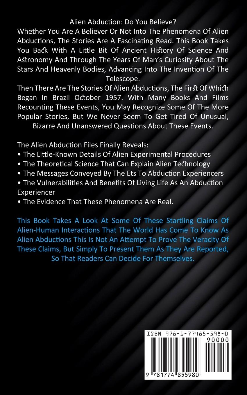 Rückseitencover Alien Abductions