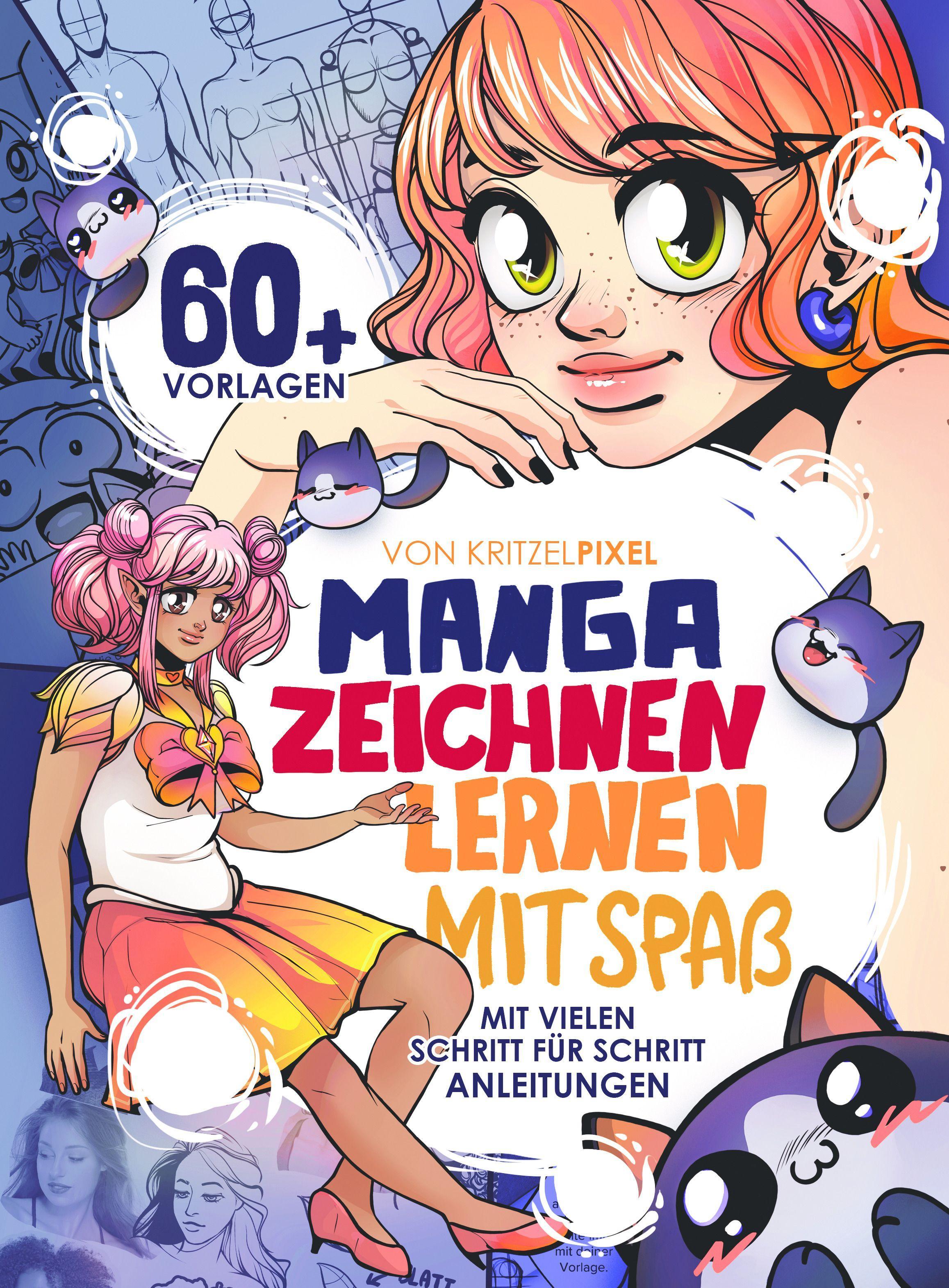 Vorderes Coverbild Manga zeichnen lernen mit Spaß