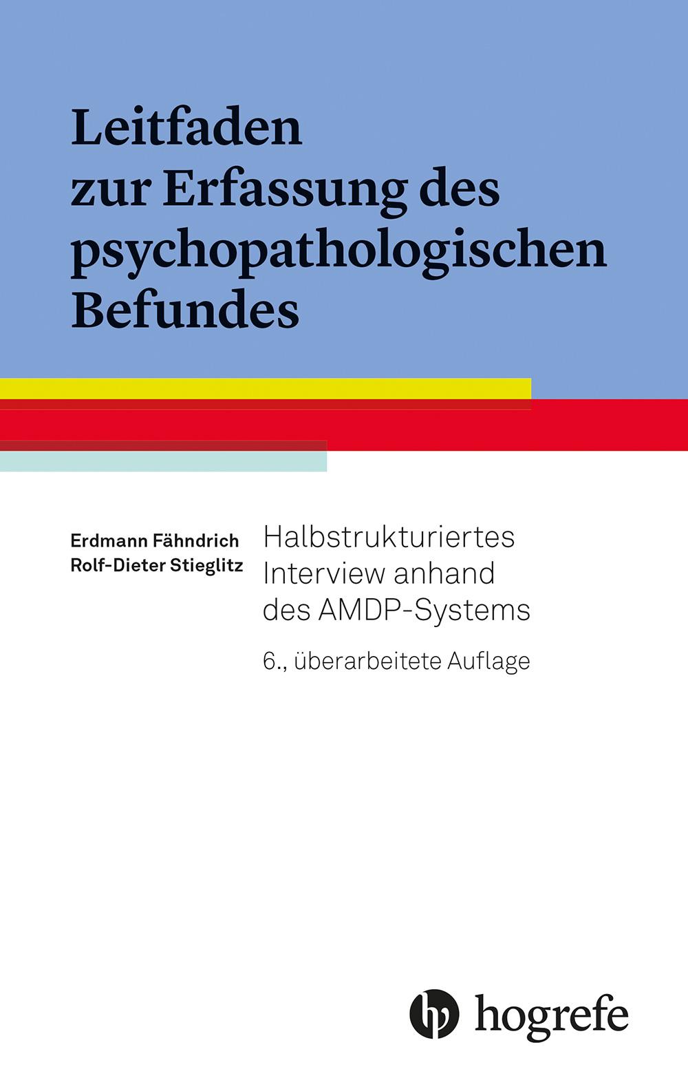 Vorderes Coverbild Leitfaden zur Erfassung des psychopathologischen Befundes