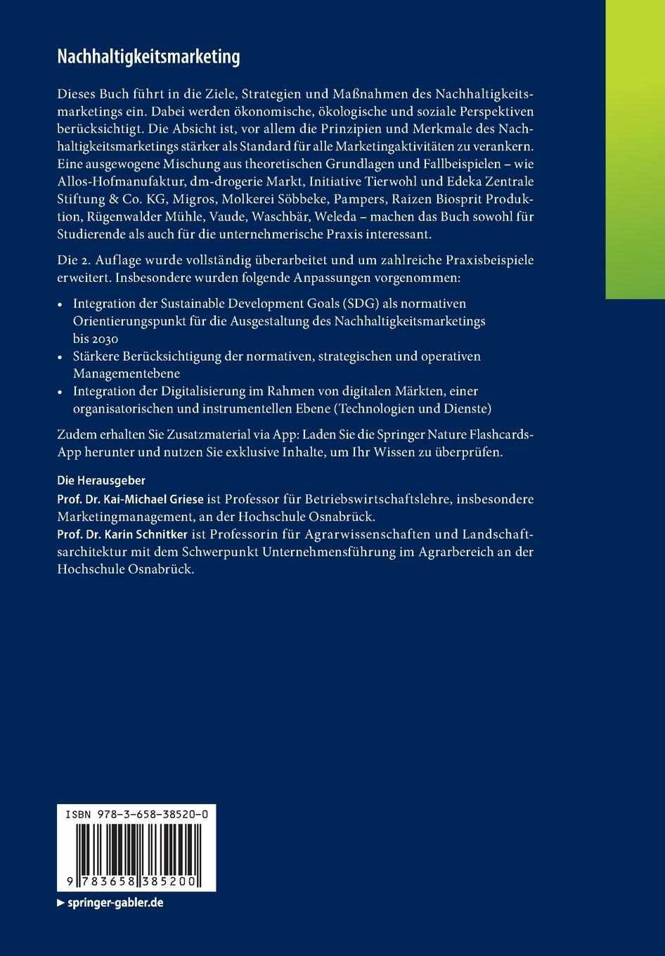 Rückseitencover Nachhaltigkeitsmarketing