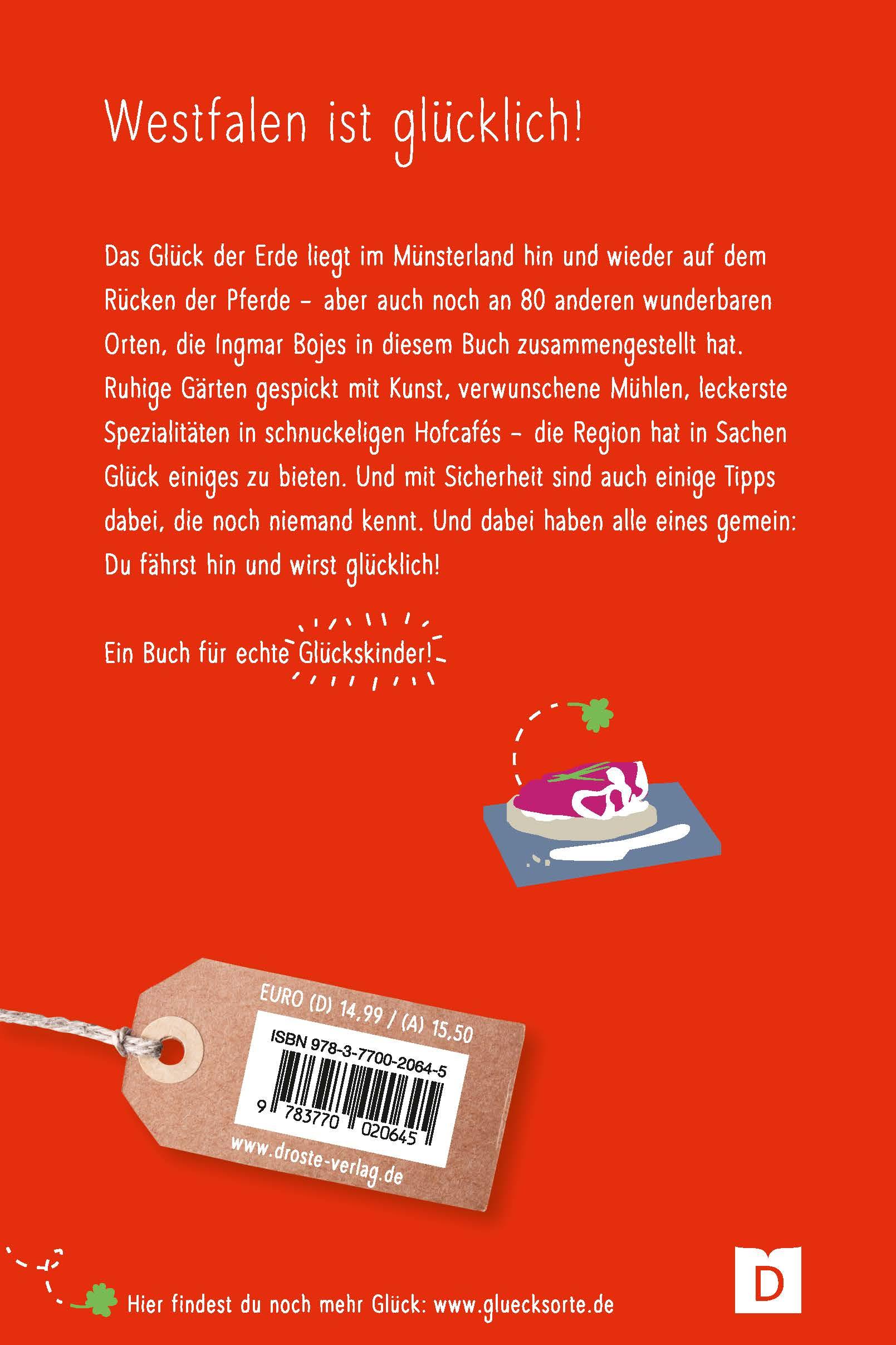 Rückseitencover Glücksorte im Münsterland