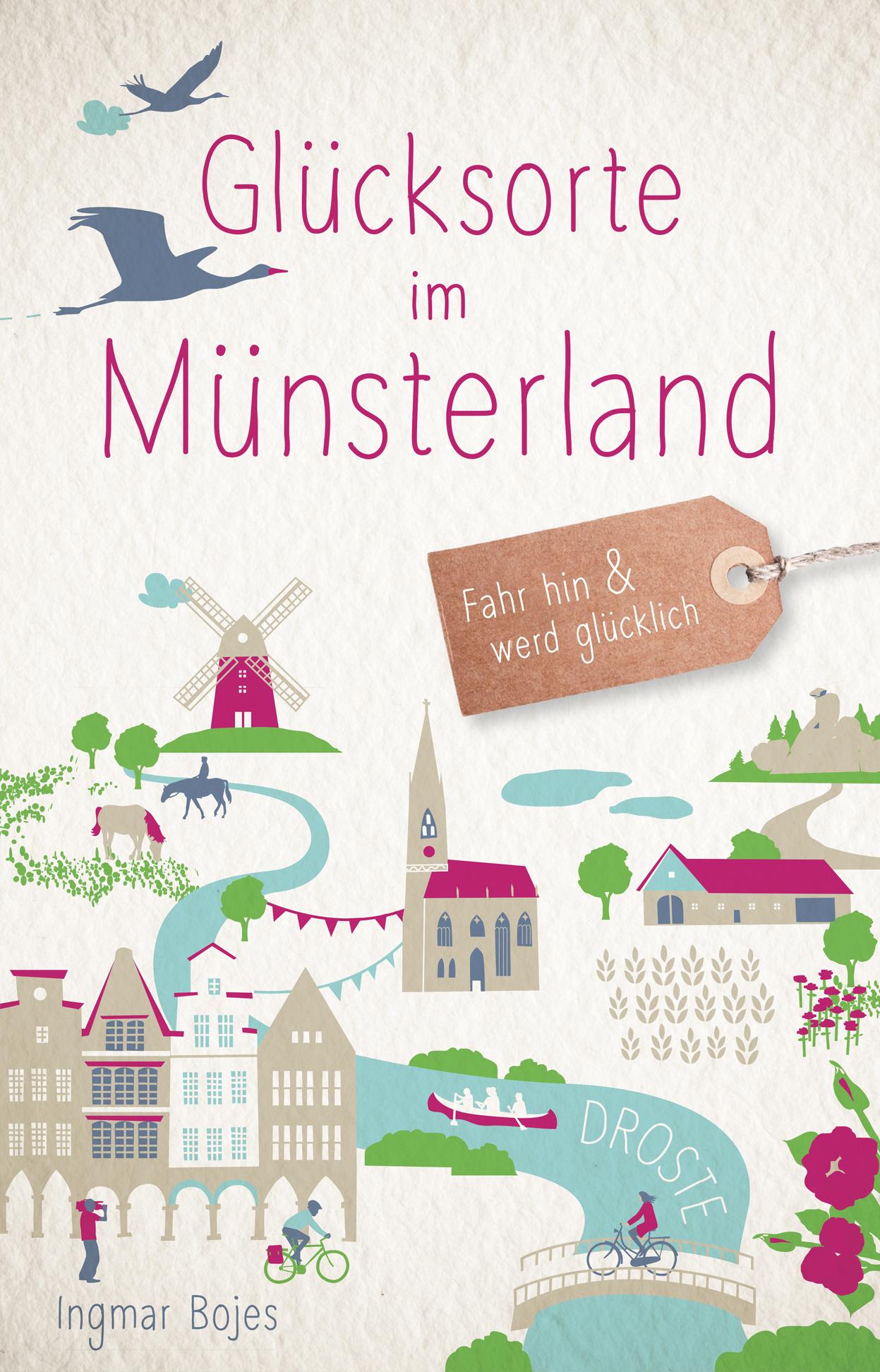 Vorderes Coverbild Glücksorte im Münsterland