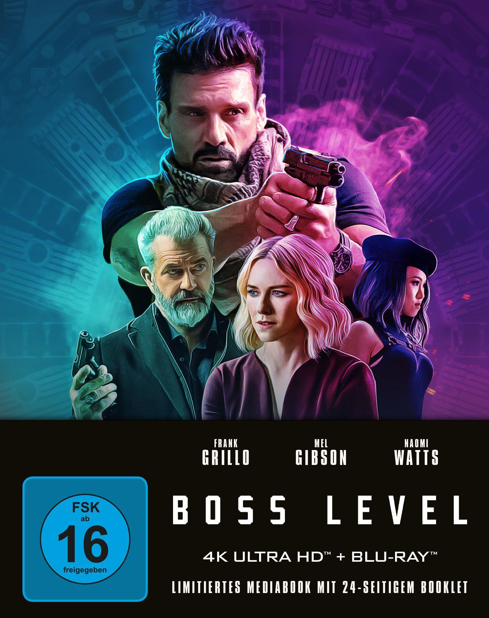 Vorderes Coverbild Boss Level UHD Blu-ray (Ltd. Edition)