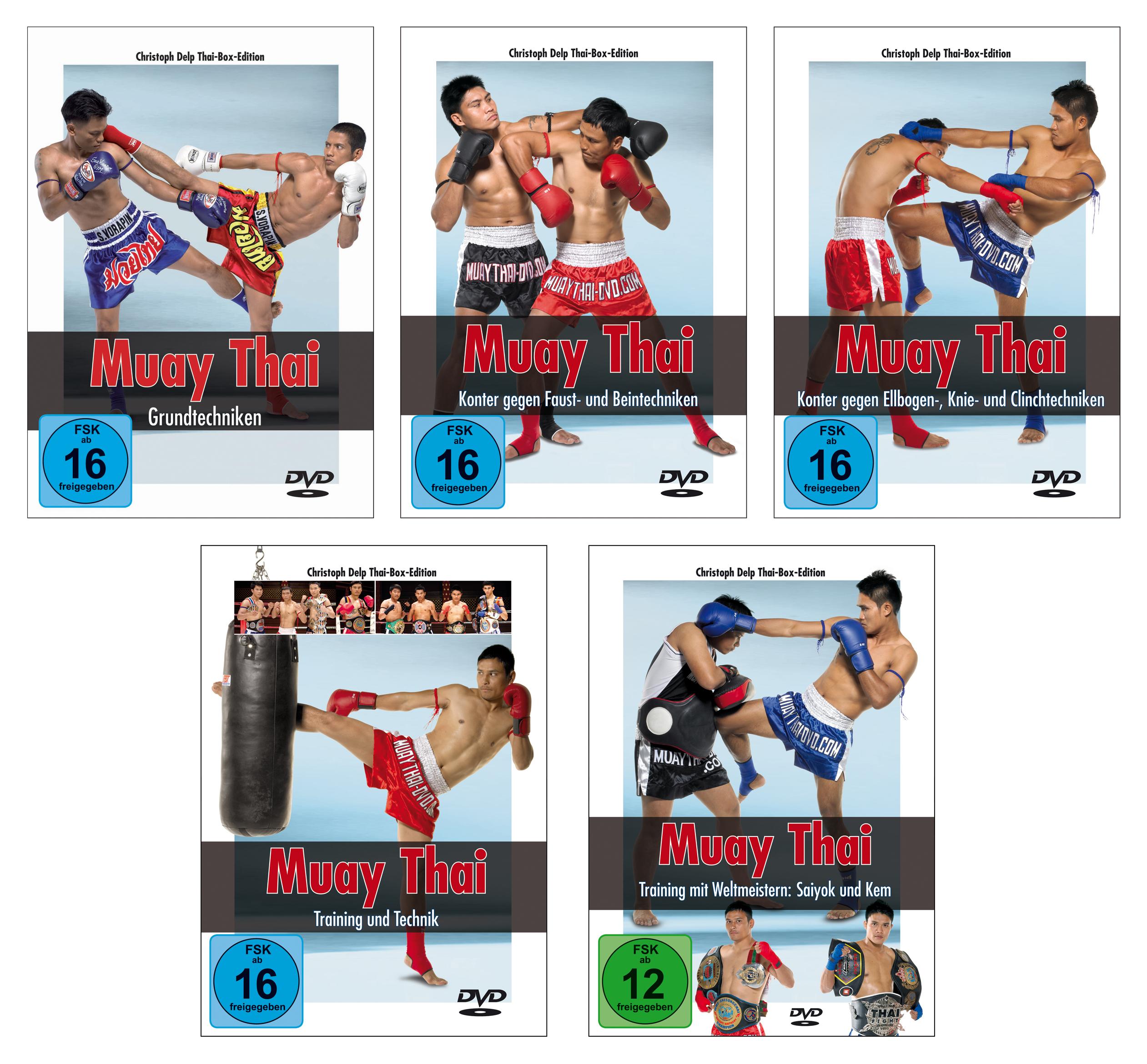 Vorderes Coverbild Muay Thai - Die komplette Serie über die Techniken und das Training