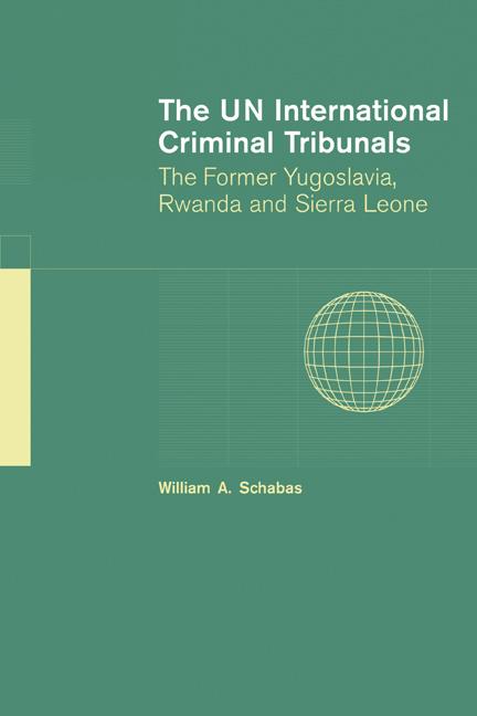 Vorderes Coverbild The Un International Criminal Tribunals