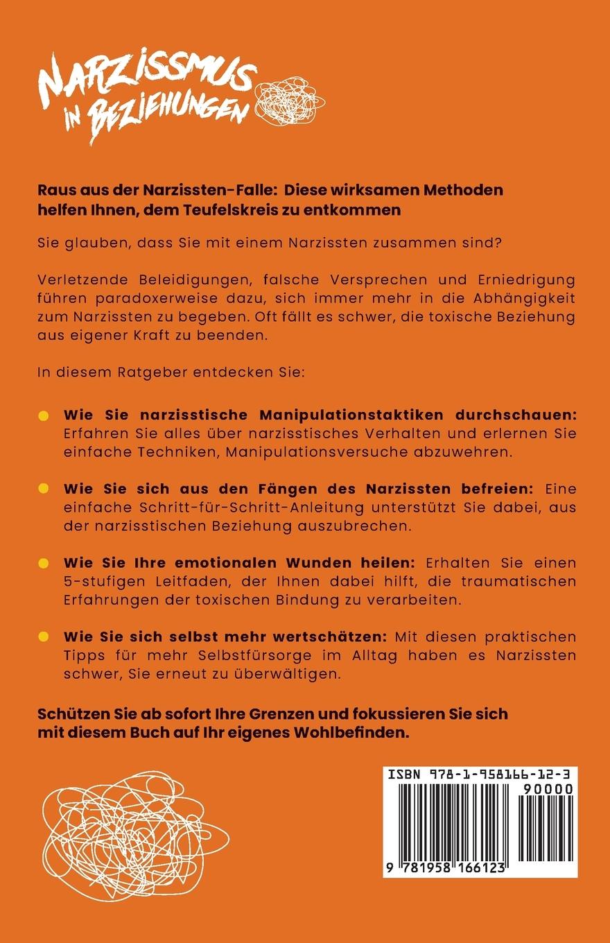 Rückseitencover Narzissmus in Beziehungen - Soforthilfe für Betroffene