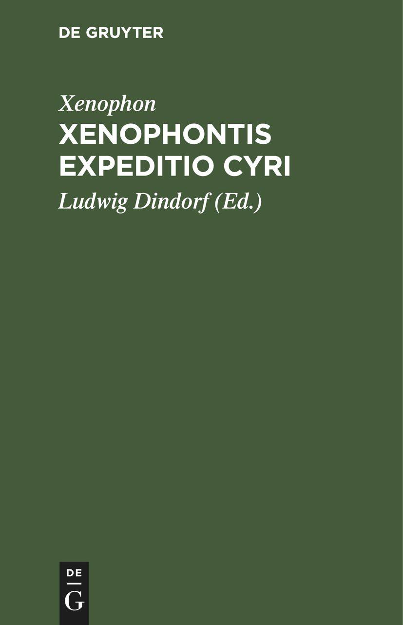 Vorderes Coverbild Xenophontis Expeditio Cyri