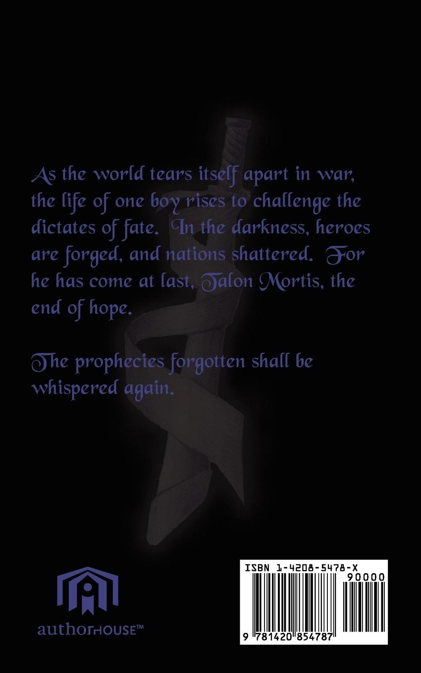 Rückseitencover The Saga of Talon Mortis