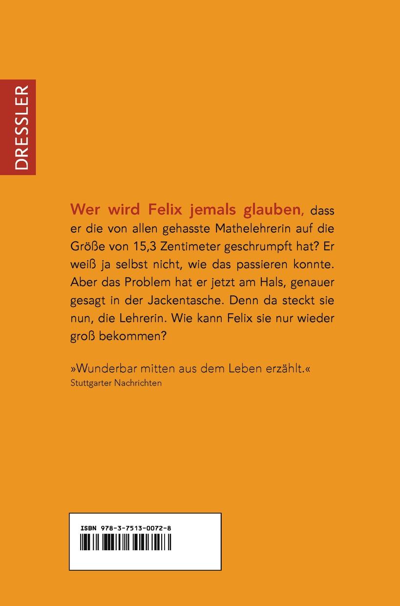 Rückseitencover Hilfe, ich hab meine Lehrerin geschrumpft