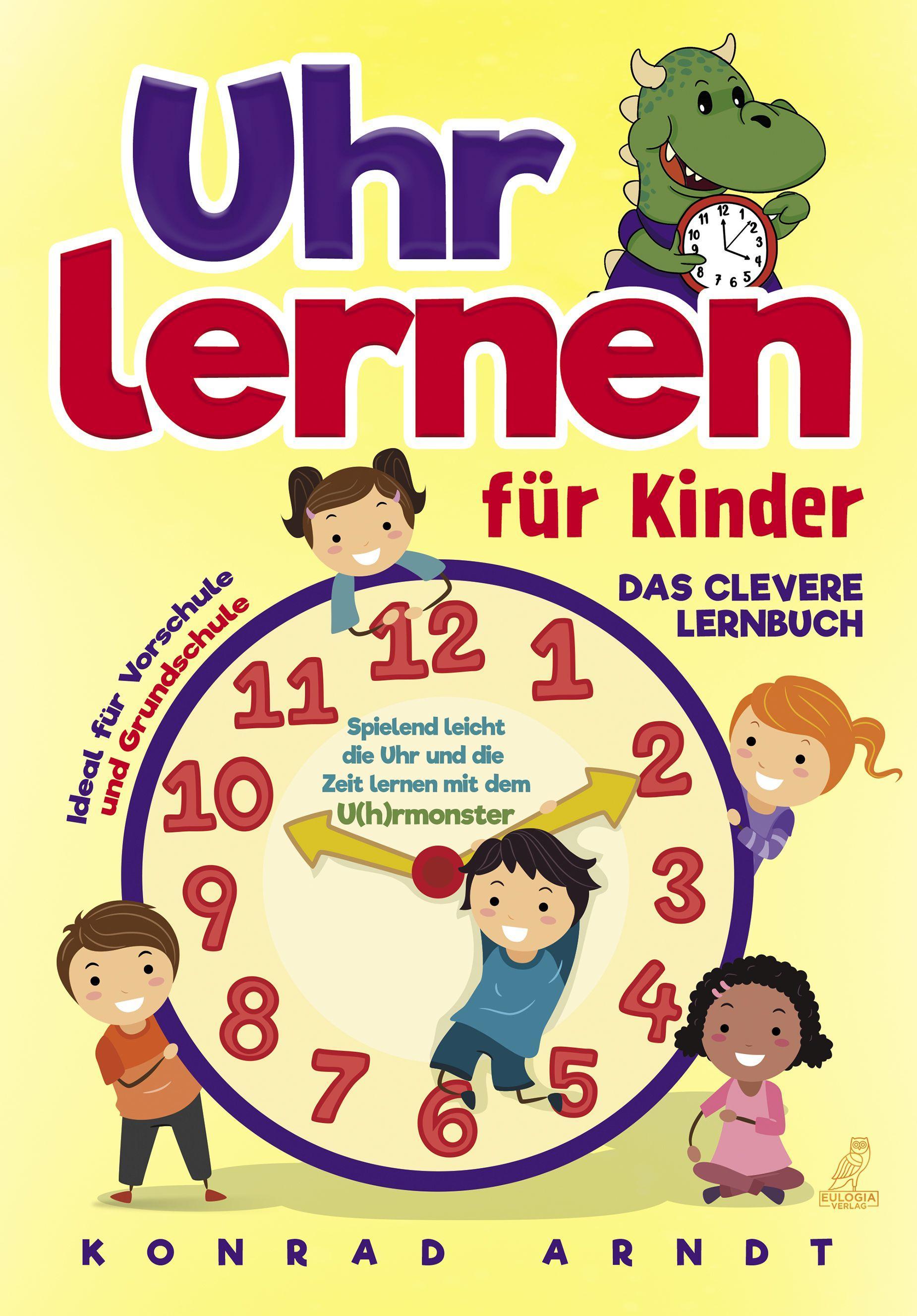 Vorderes Coverbild Uhr lernen für Kinder