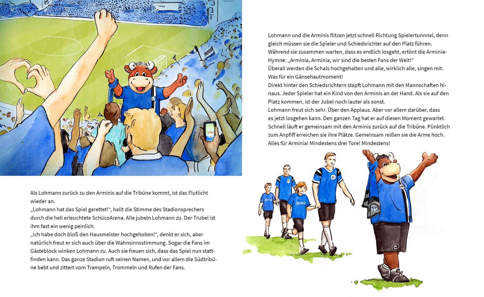 Beispielinhalt (Bild) Lohmann rettet das große Spiel