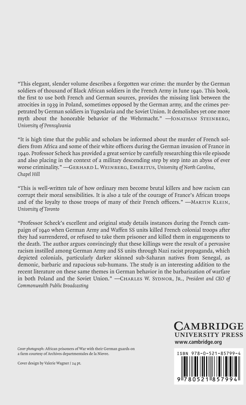 Rückseitencover Hitler's African Victims