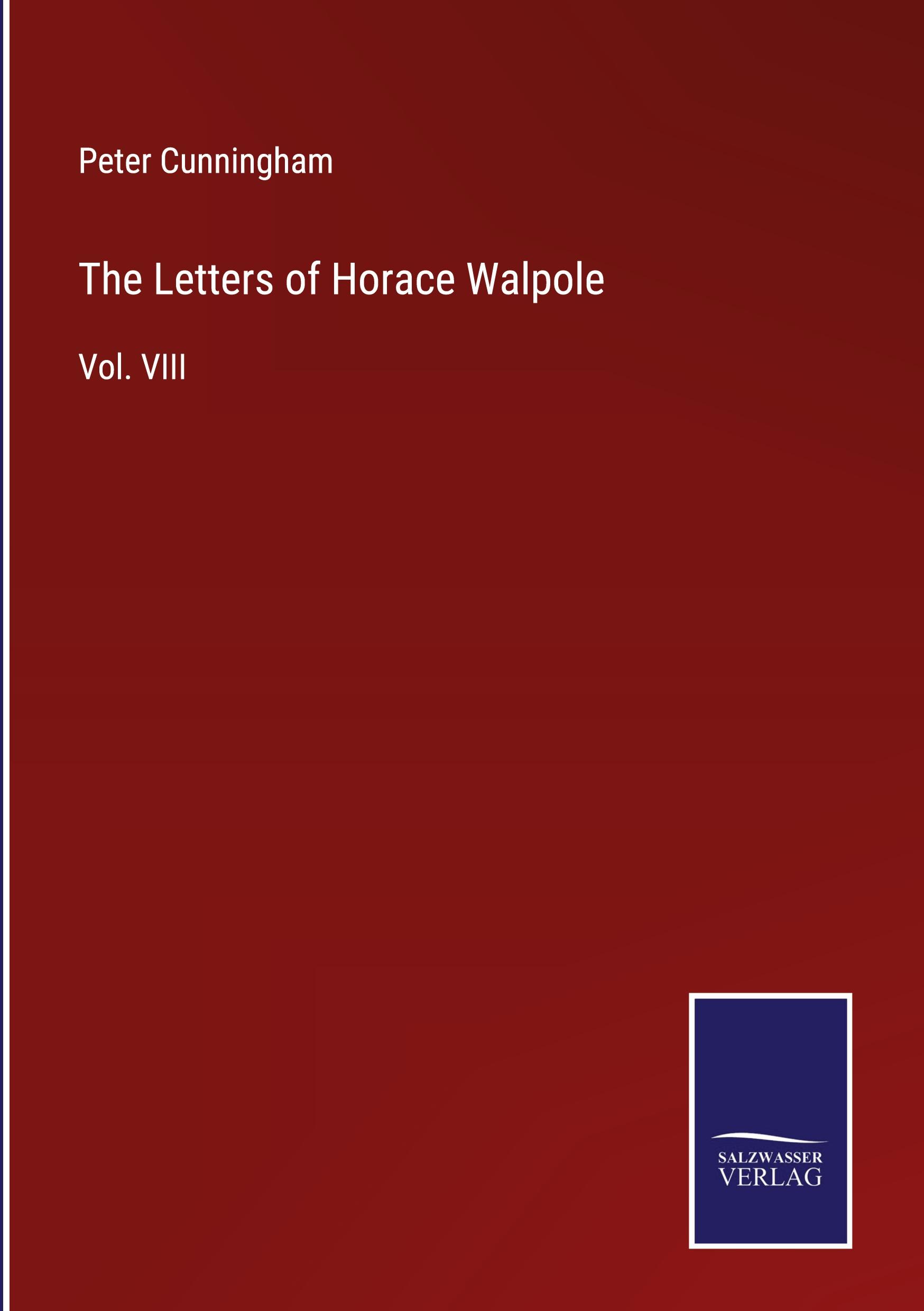 Vorderes Coverbild The Letters of Horace Walpole