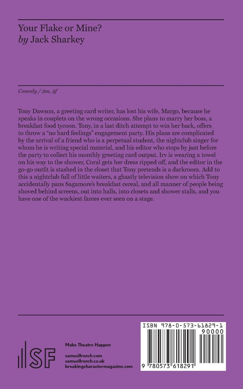 Rückseitencover Your Flake or Mine?