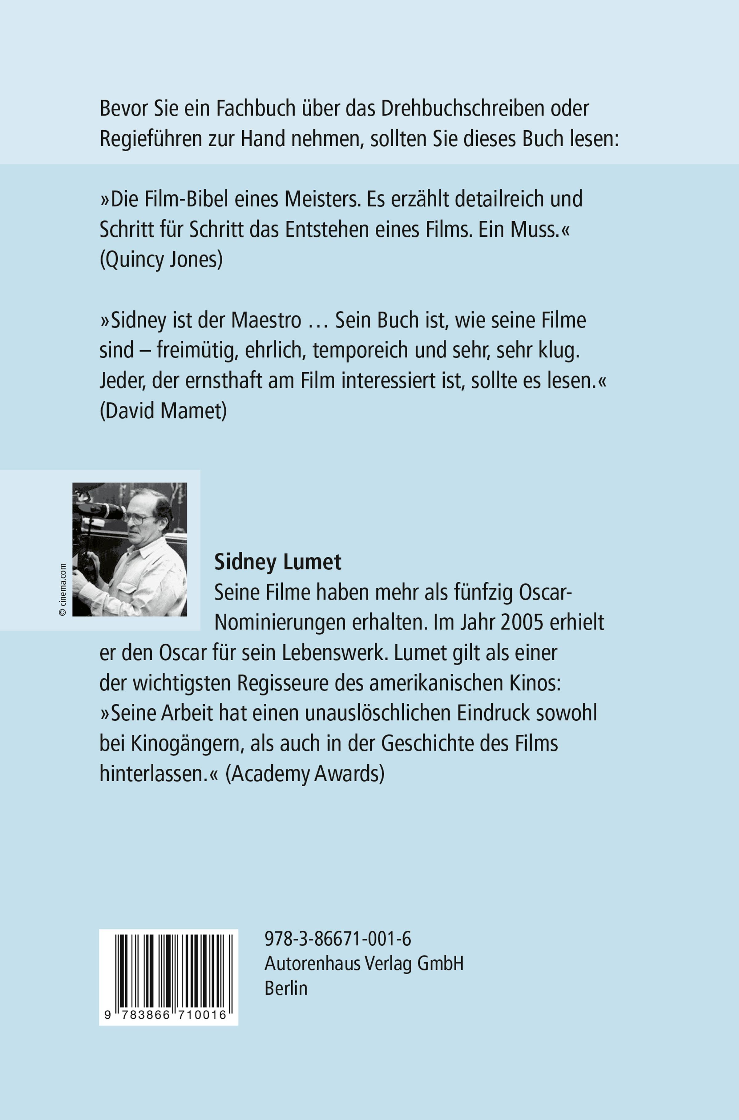 Rückseitencover Filme machen