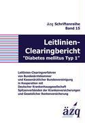 Vorderes Coverbild Leitlinien-Clearingbericht "Diabetes mellitus Typ 1"
