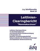 Vorderes Coverbild Leitlinien-Clearingbericht "Mammakarzinom"