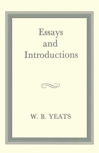 Vorderes Coverbild Essays and Introductions