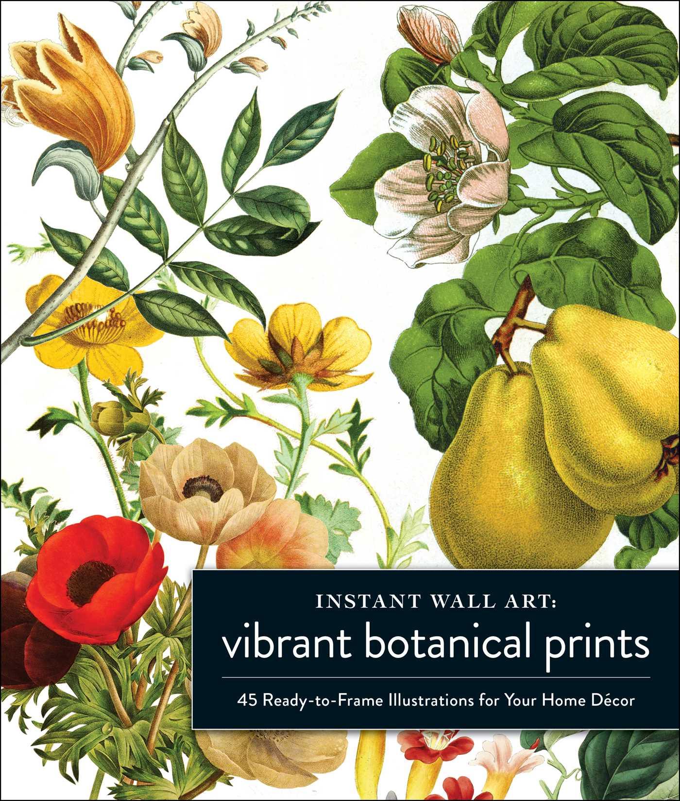 Beispielinhalt (Bild) Instant Wall Art Vibrant Botanical Prints