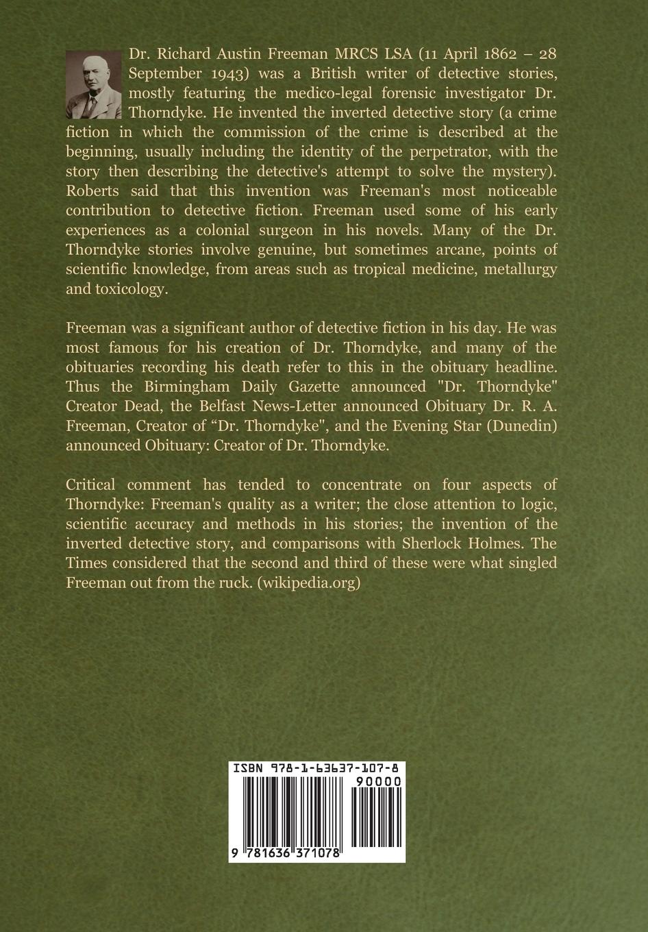 Rückseitencover The Eye of Osiris