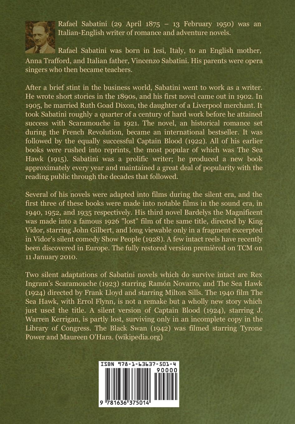 Rückseitencover Bardelys the Magnificent