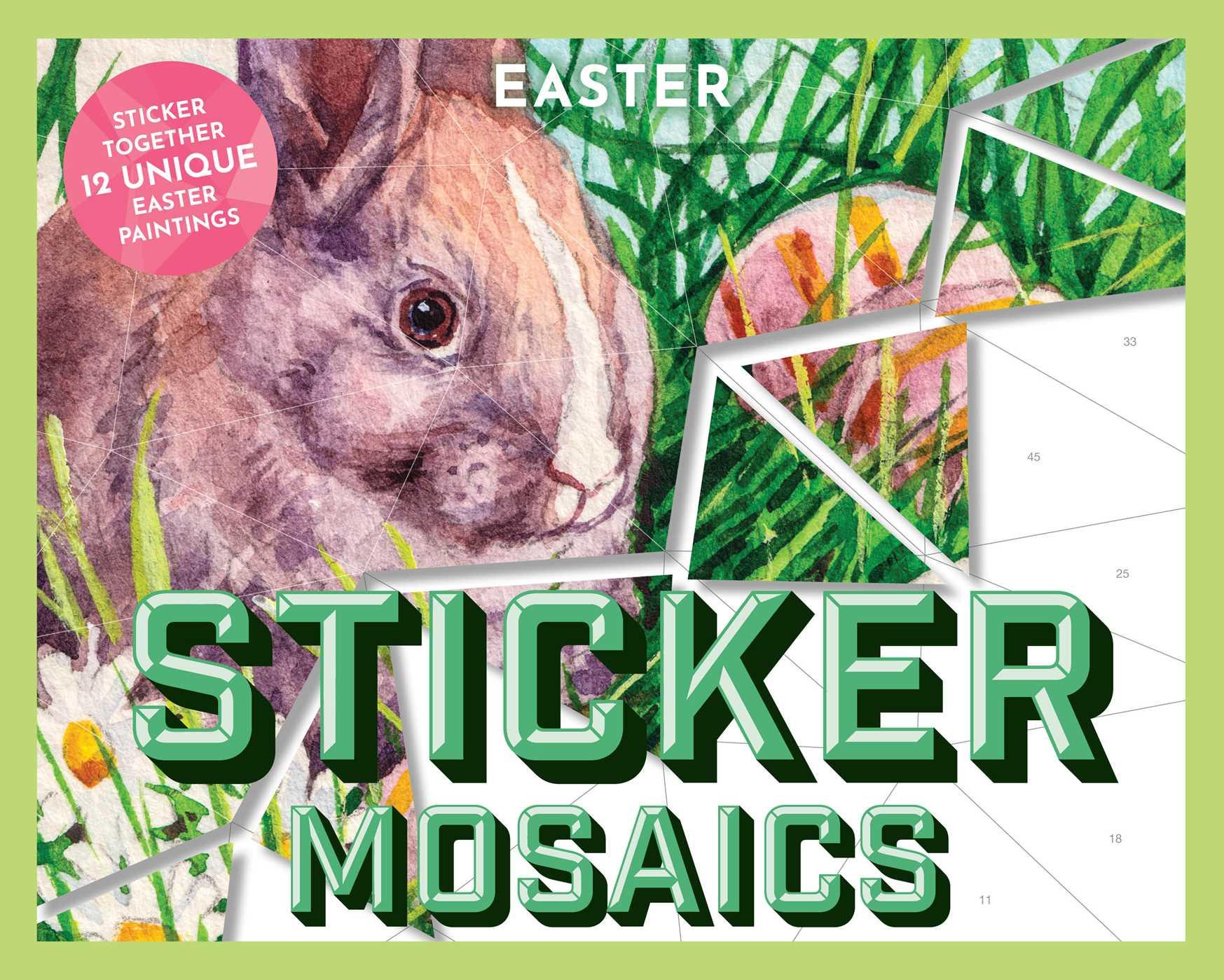 Vorderes Coverbild Sticker Mosaics: Easter