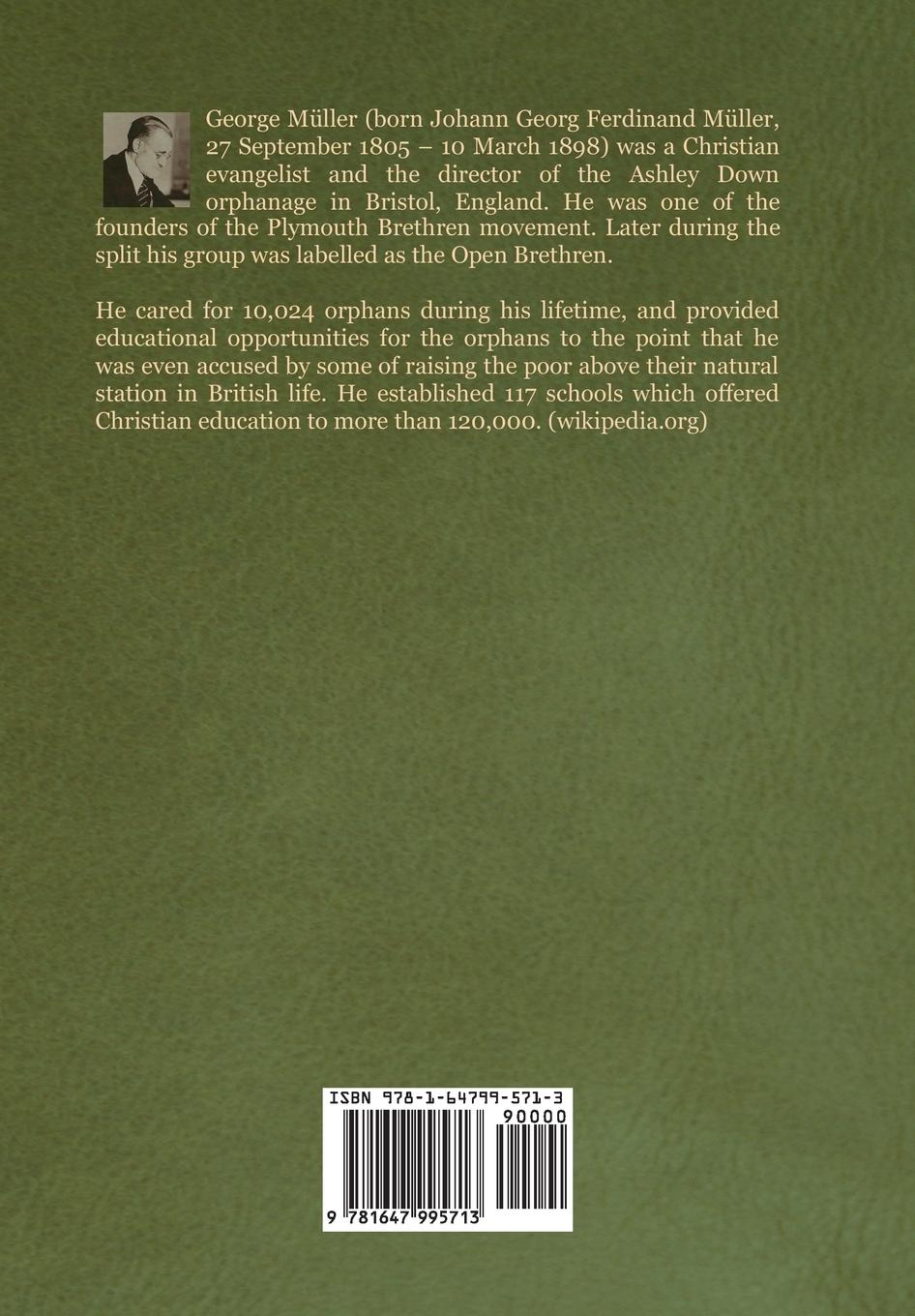 Rückseitencover Answers to Prayer, from George Müller's Narratives