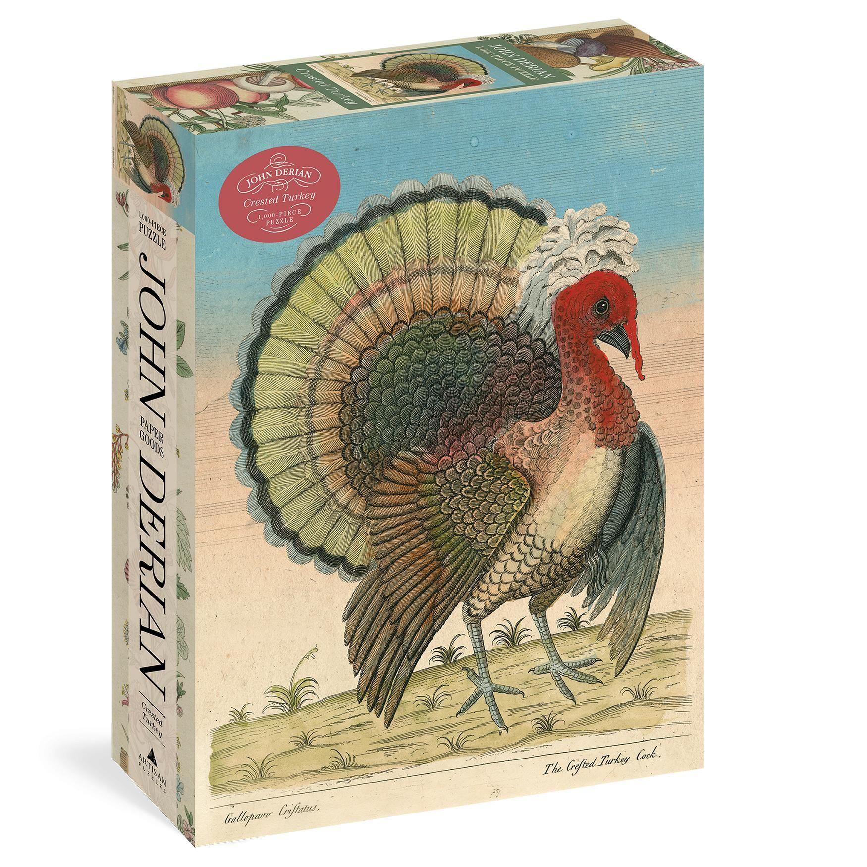 Vorderes Coverbild John Derian Paper Goods: Crested Turkey 1,000-Piece Puzzle