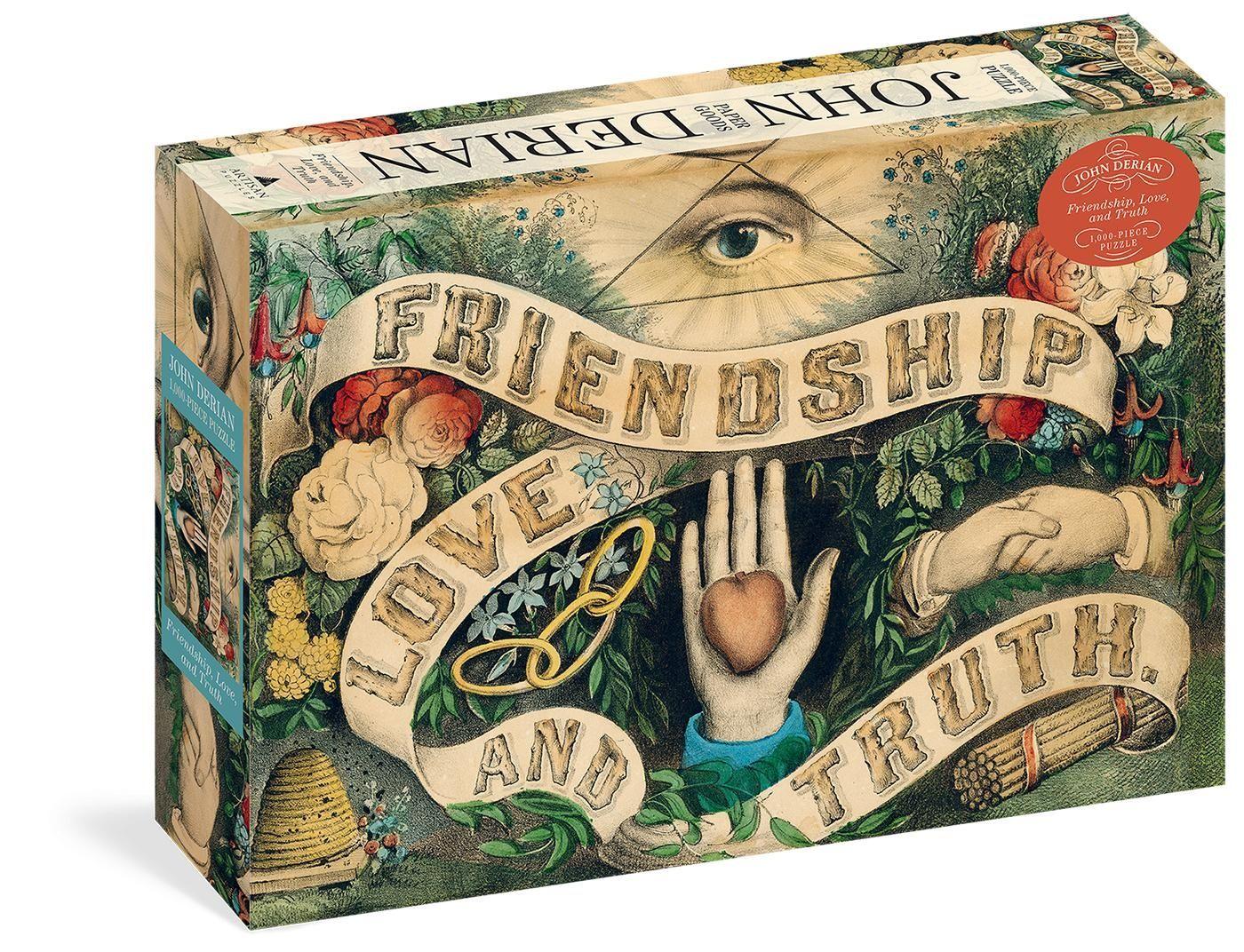 Vorderes Coverbild John Derian Paper Goods: Friendship, Love, and Truth 1,000-Piece Puzzle