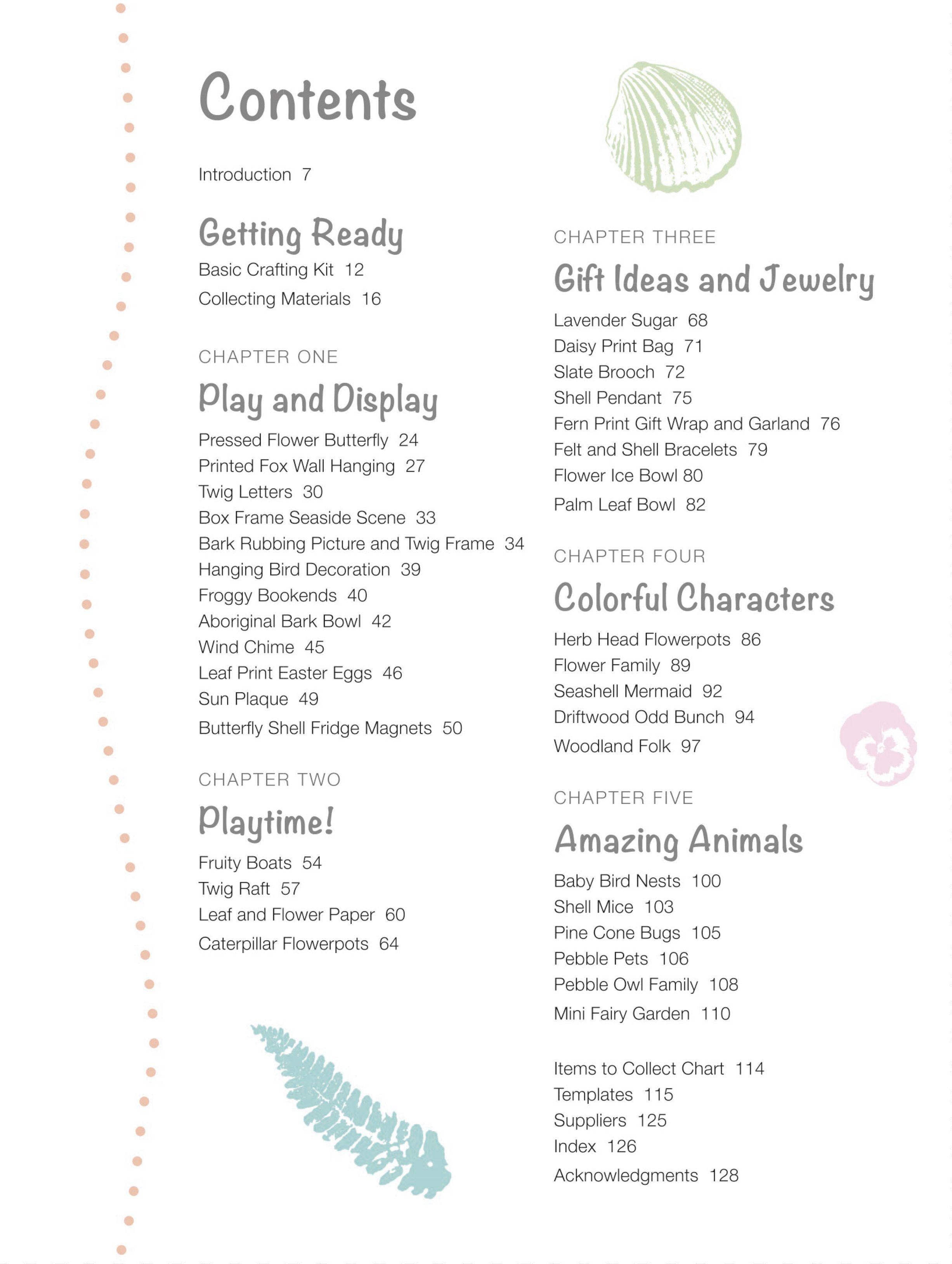 Beispielinhalt (Bild) Nature Crafts for Children