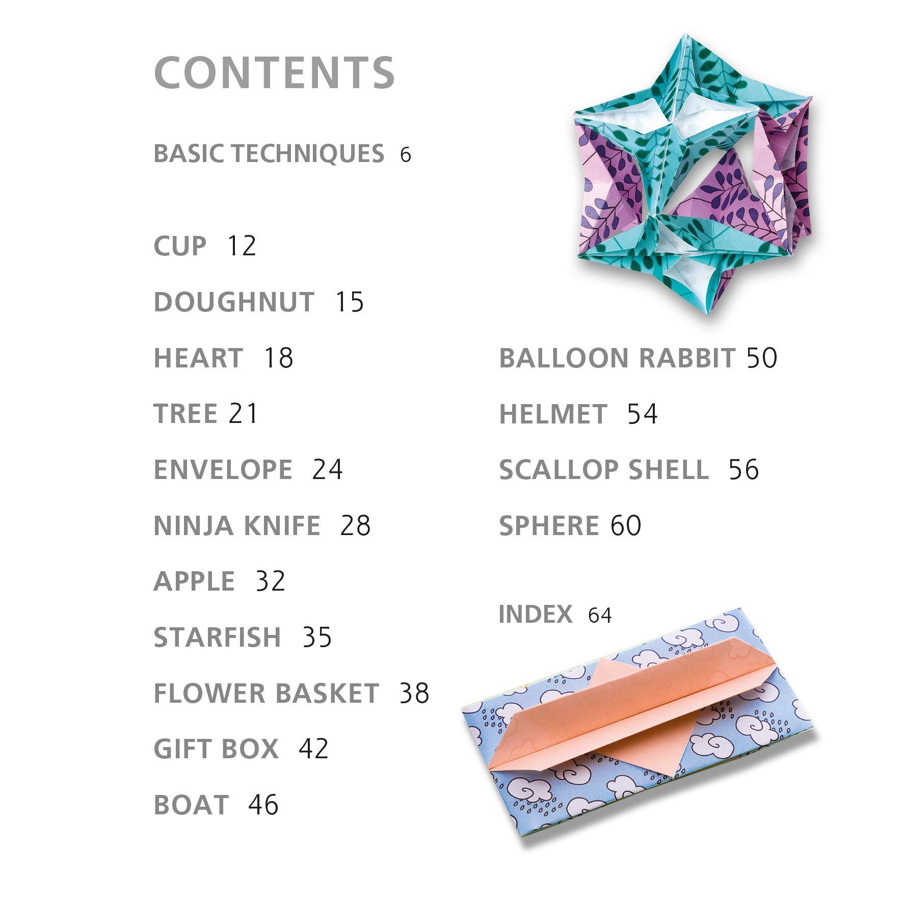 Beispielinhalt (Bild) Essential Origami