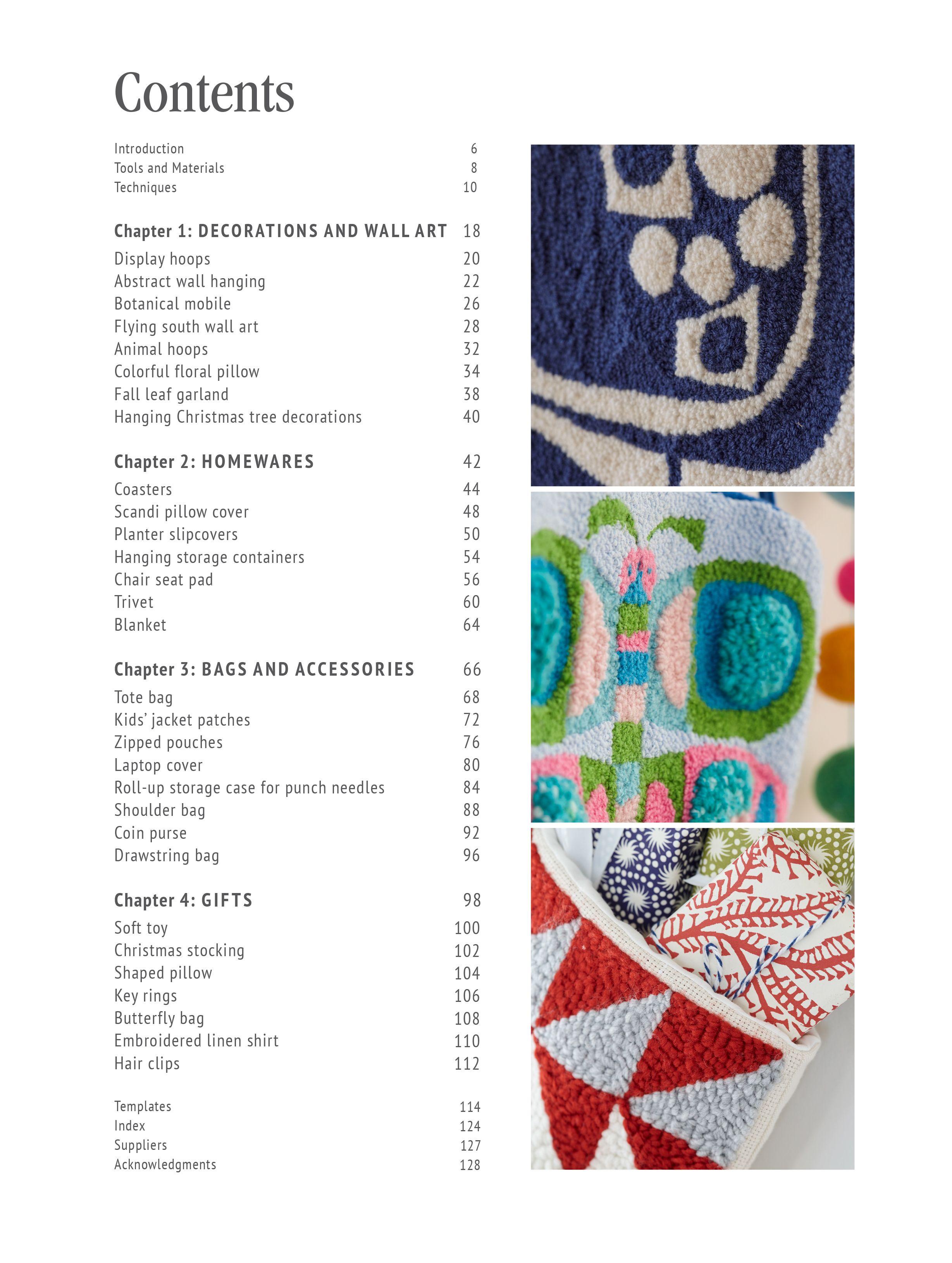 Beispielinhalt (Bild) Punch-Needle Craft