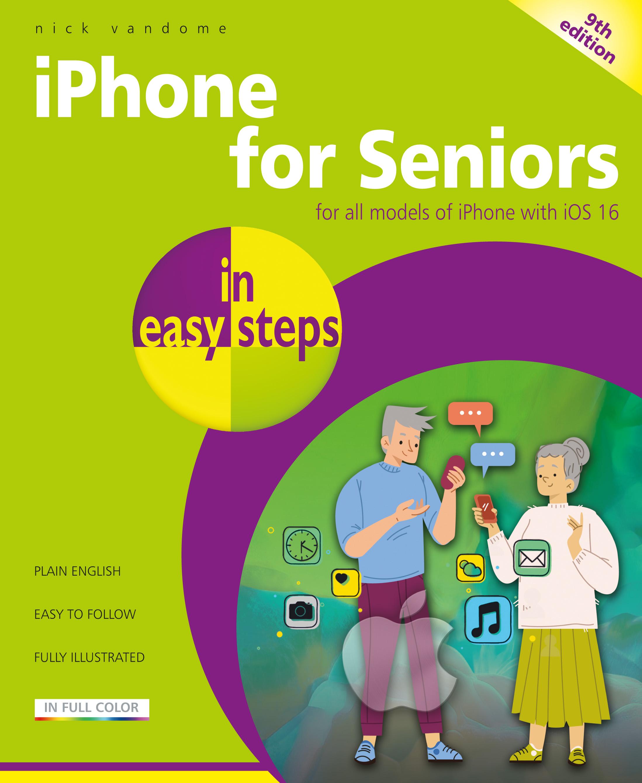 Vorderes Coverbild iPhone for Seniors in Easy Steps