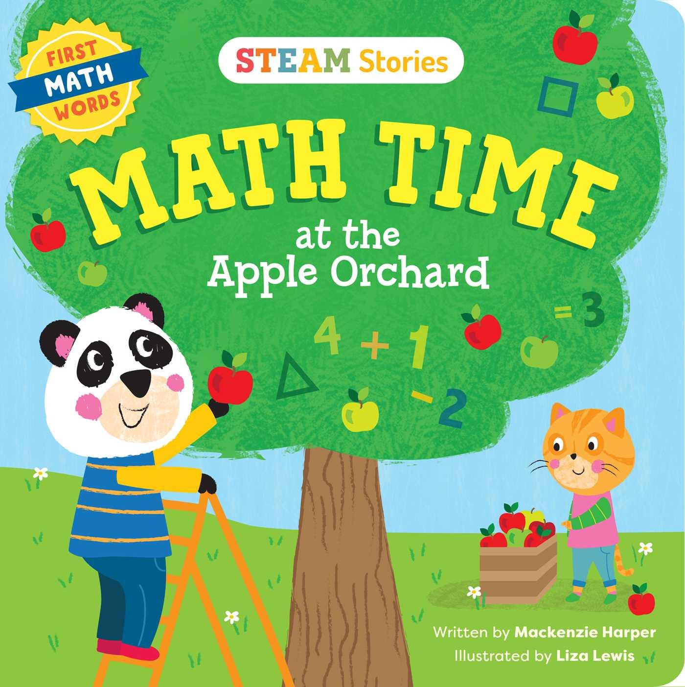 Vorderes Coverbild Steam Stories Math Time at the Apple Orchard! (First Math Words)