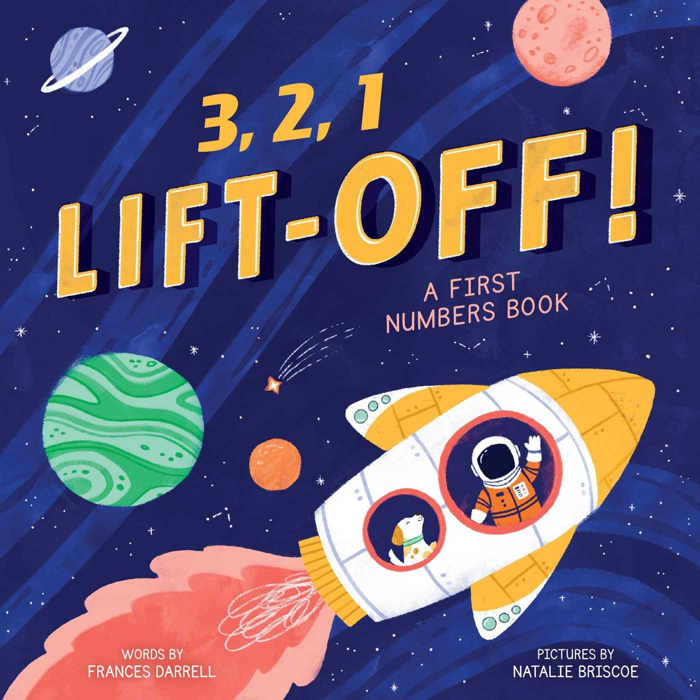 Vorderes Coverbild 3,2,1 Liftoff! (a First Numbers Book)
