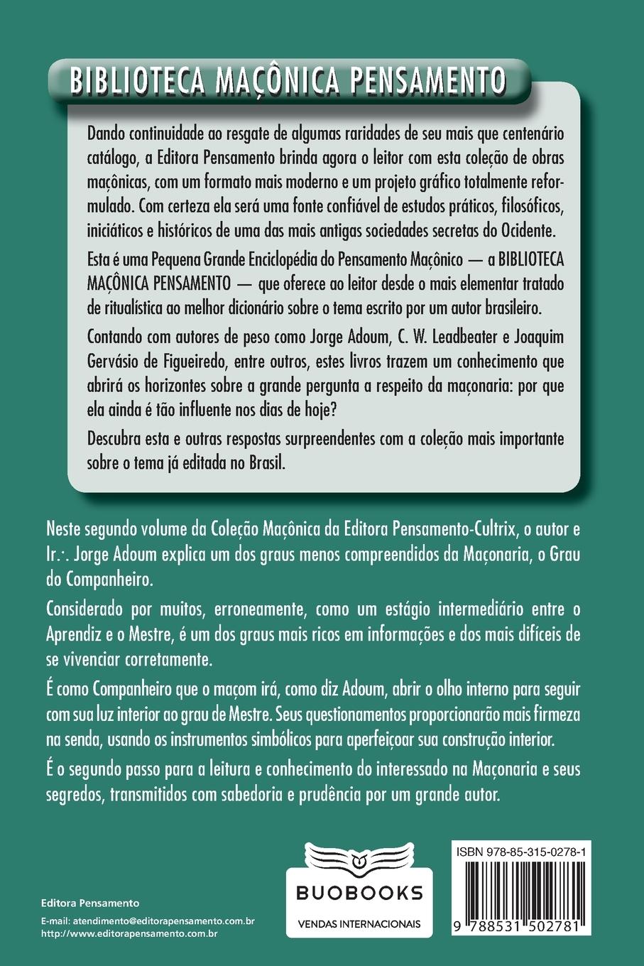 Rückseitencover Grau do Companheiro e Seus Mistérios