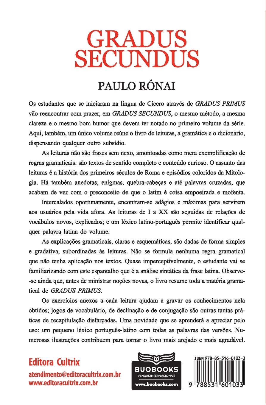 Rückseitencover Curso Básico de Latim: Gradus Secundus
