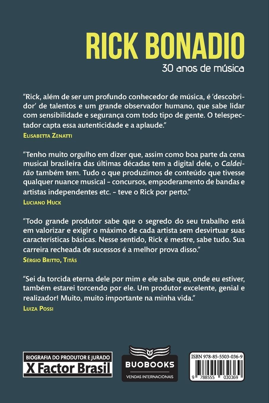 Rückseitencover Rick Bonadio