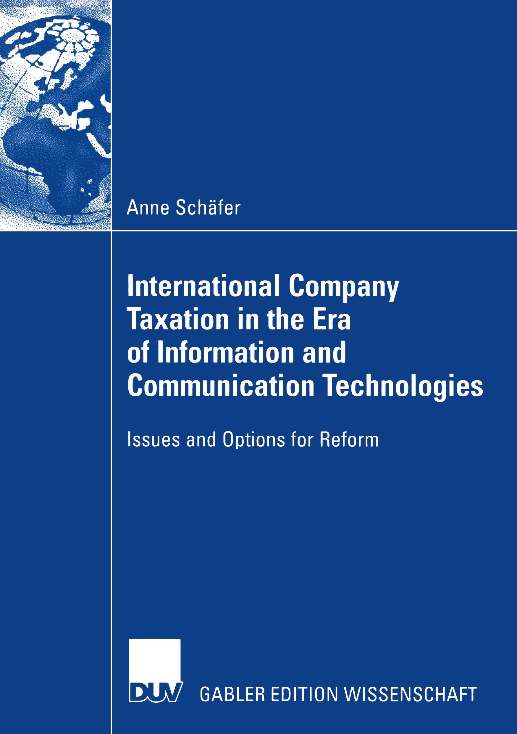 Vorderes Coverbild International Company Taxation in the Era of Information and Communication Technologies