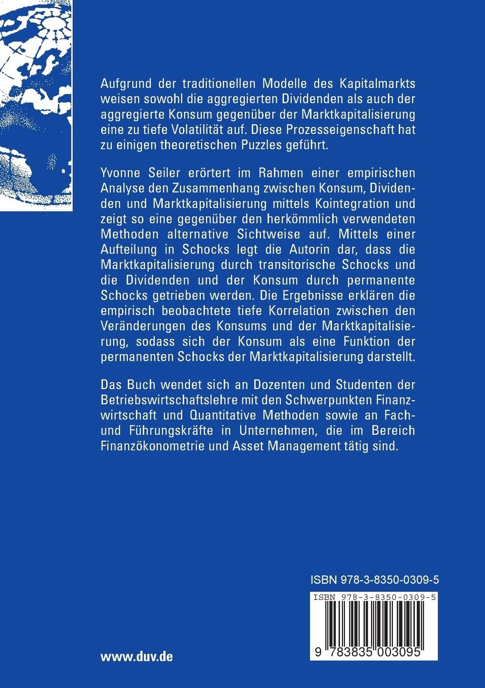 Rückseitencover Konsum, Dividenden und Aktienmarkt