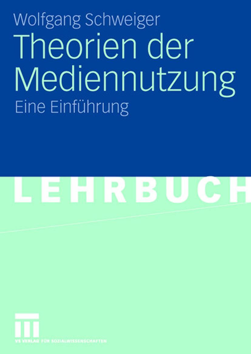 Vorderes Coverbild Theorien der Mediennutzung